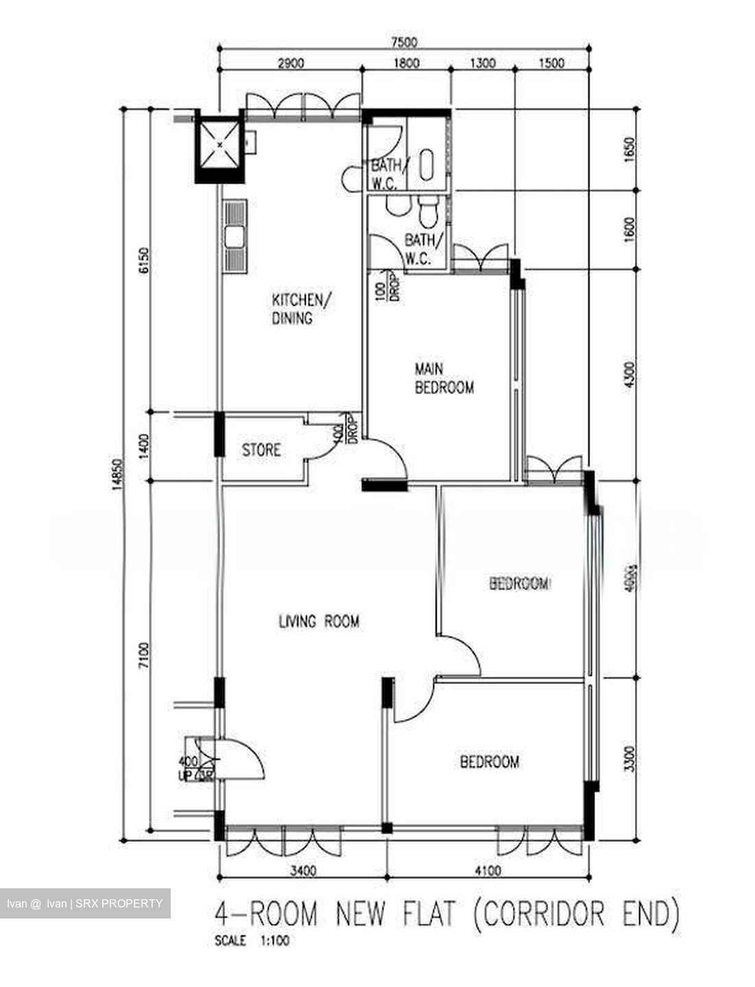 Blk 178 KEBUN BARU LINK 2 (Ang Mo Kio), HDB 4 Rooms #622833301